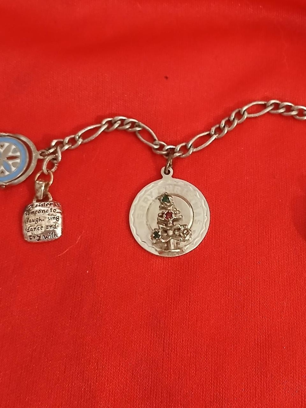 Vintage Beaucraft Sterling Silver Charm Bracelet
